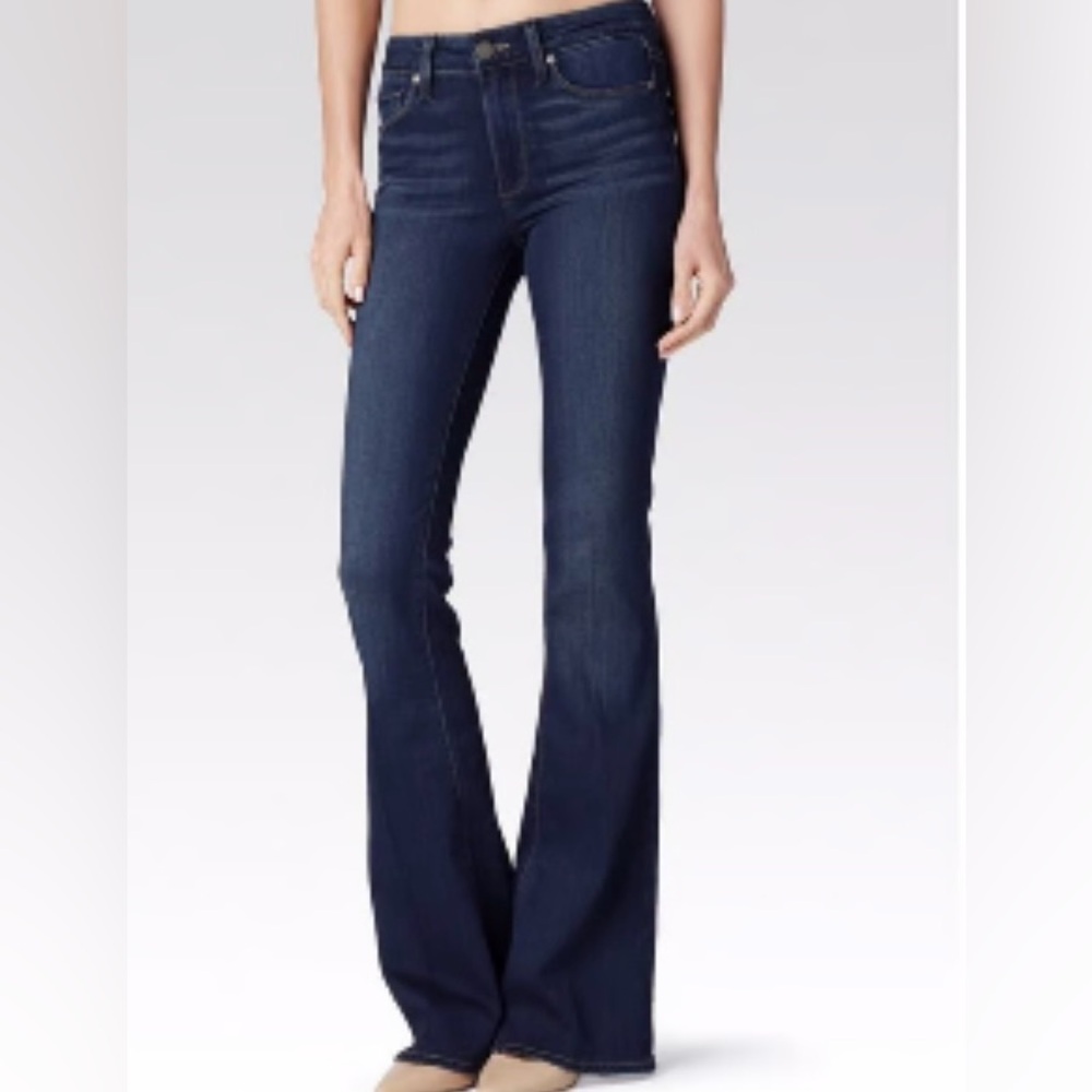 Paige High Rise Bell Canyon Flare Jeans Size 26